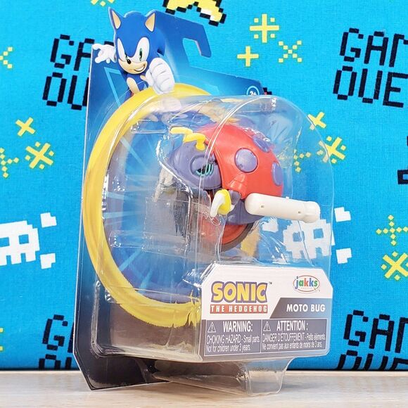 Jakks Pacific Sonic the Hedgehog MOTO BUG 2.5" GO SEGA Collectible Action Figure - Picture 2 of 9